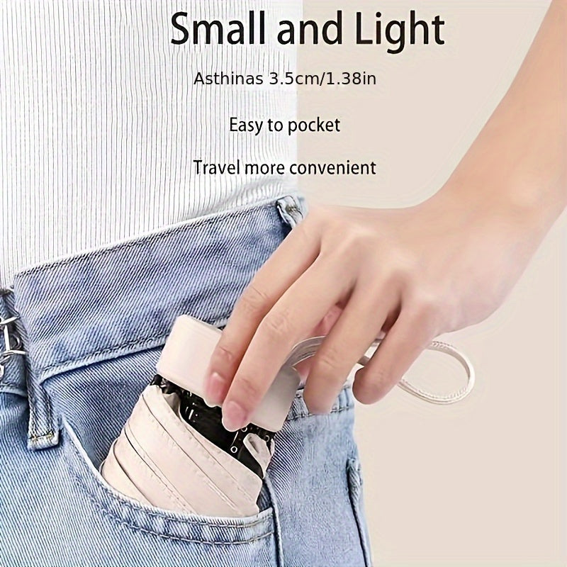 [Portable Umbrella] High-Quality Multi-Color Foldable Mini Pocket Umbrella | Lightweight Portable Travel Umbrella for Christmas, Valentine's Day, Mother's Day, Women's Day, Ramadan, and Birthday Gifts
