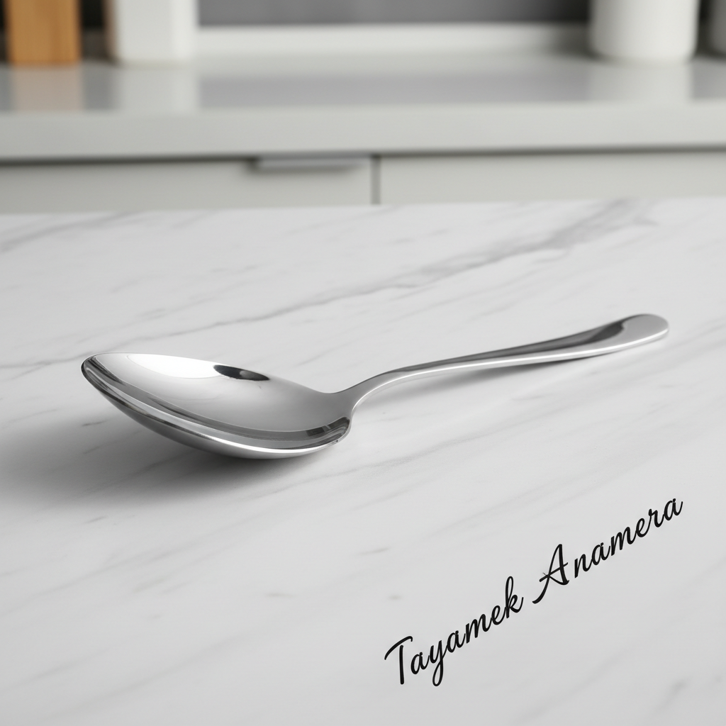 Cuillère à riz argentée - Tayamek Anamera