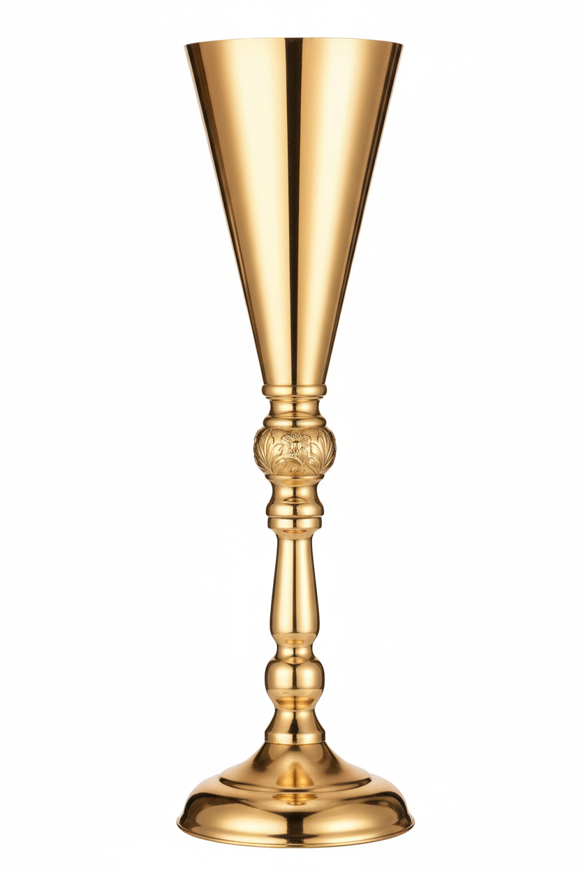 Détails décor floral doré