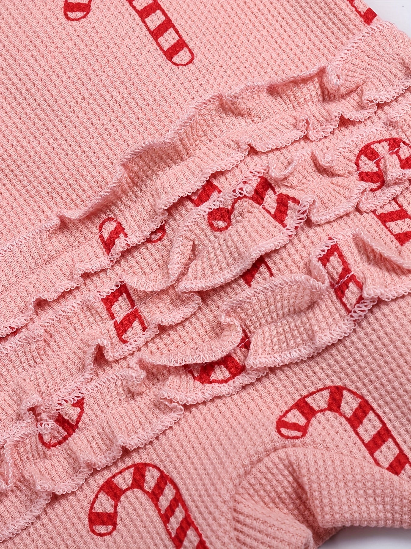 Infant Baby Girls Christmas Clothing New Born Baby Footies Pink Romper, for Outdoor