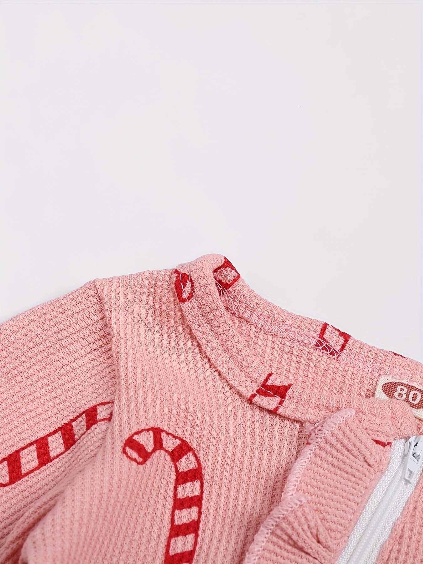 Infant Baby Girls Christmas Clothing New Born Baby Footies Pink Romper, for Outdoor