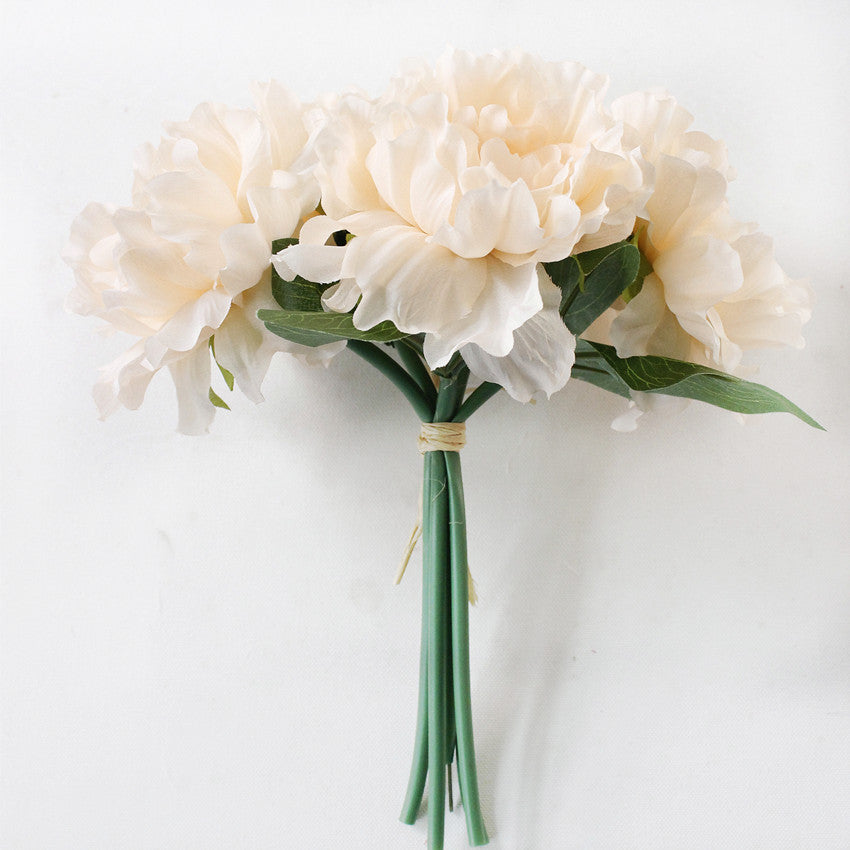 Peony Wedding Bouquets Artificial Flowers For Home Decoration