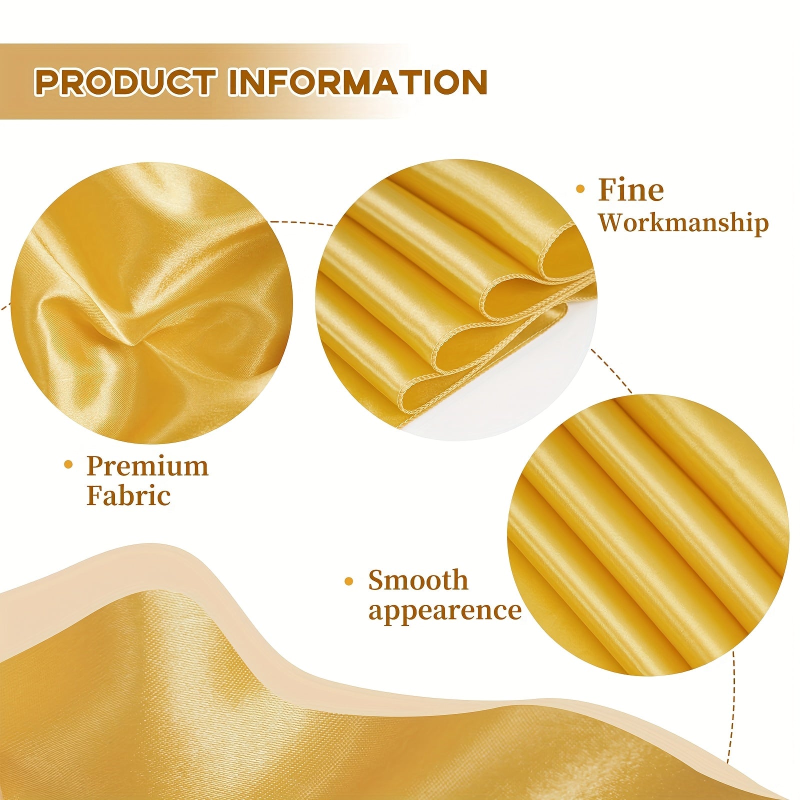 7pcs Satin Tablecloths, 12x108 Inches | Smooth Polyester Fabric, Ideal for Weddings, Birthday Parties, Banquets, Hotel Events, Decorates Rectangular and Round Tables