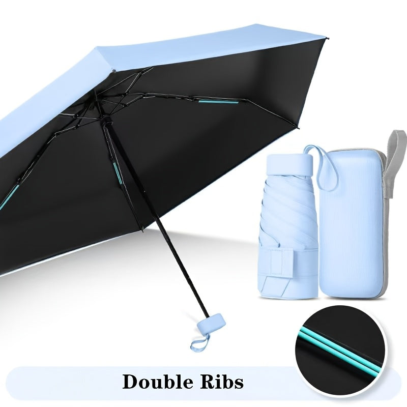 [Portable Umbrella] High-Quality Multi-Color Foldable Mini Pocket Umbrella | Lightweight Portable Travel Umbrella for Christmas, Valentine's Day, Mother's Day, Women's Day, Ramadan, and Birthday Gifts