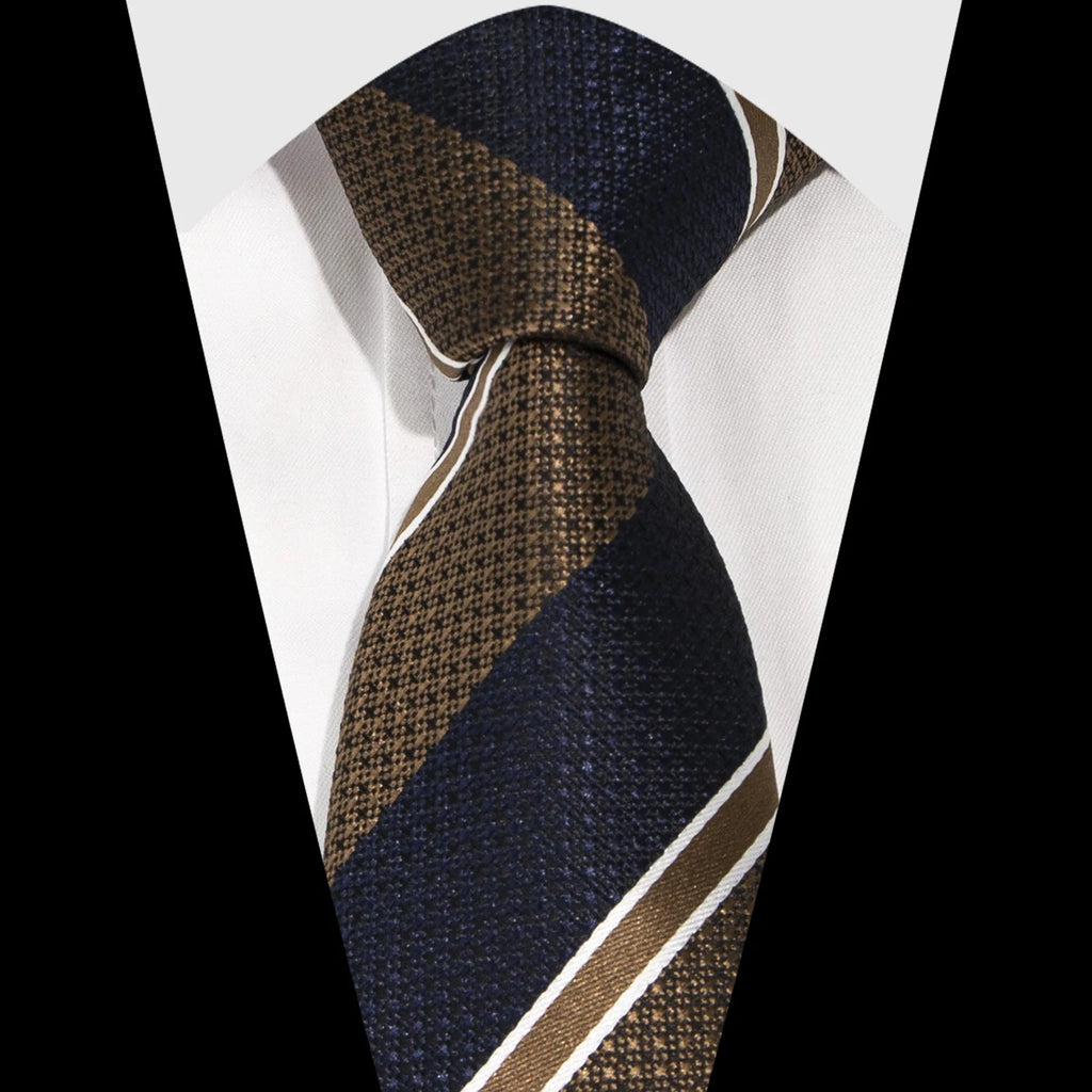 Black Necktie Business Casual Plaid Corbatas for Wedding Party Men Accessories Valentines Gift Students Tie Gifts for Boys