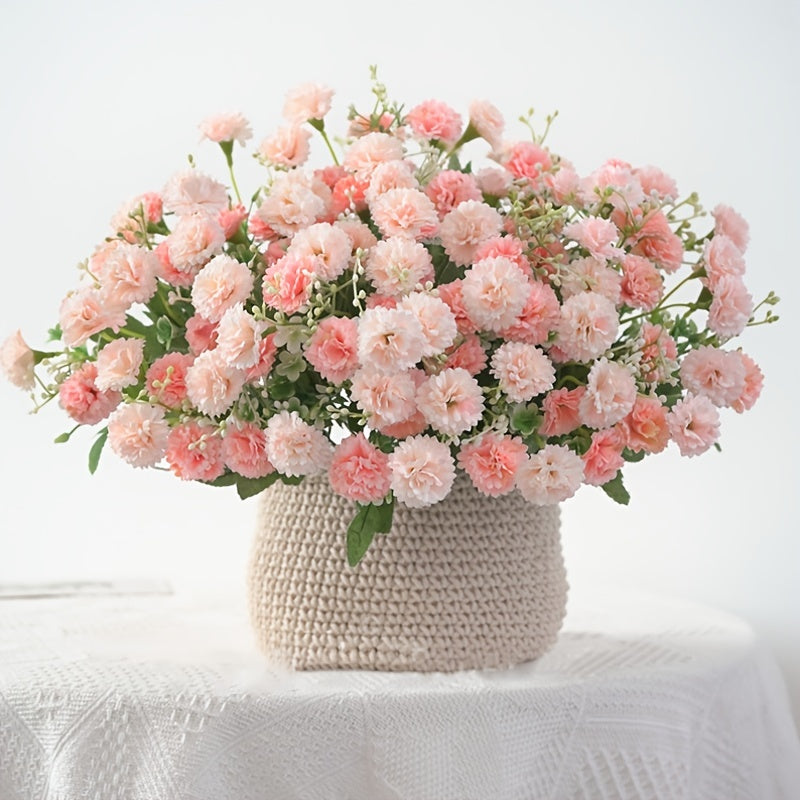 [Artificial Flowers] 1pc 20 Heads Artificial Flowers | Fake Hydrangeas, Wedding Routes fabric Flowers | for Home Furnishings Hotel Decorations Valentine's Day Gifts Mother's Day Gifts Birthday Gifts