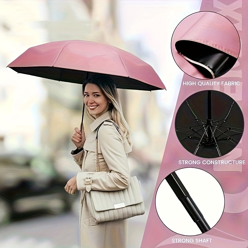 [Portable Umbrella] High-Quality Multi-Color Foldable Mini Pocket Umbrella | Lightweight Portable Travel Umbrella for Christmas, Valentine's Day, Mother's Day, Women's Day, Ramadan, and Birthday Gifts