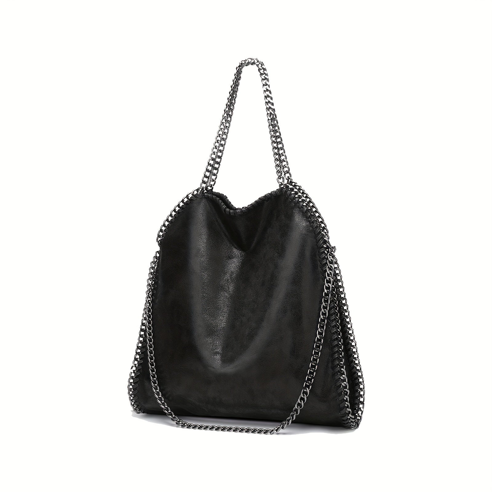 [Soft Faux Leather Chain Bag] Ultra-Soft Faux Leather Women's Handbag - Stylish and Simple Chain Bag with Shoulder Strap - Perfect for Valentine's Day Gift