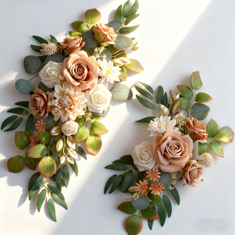 Wedding Arch Floral Decor – 2-Piece Set | Tayamek Anamera Rental