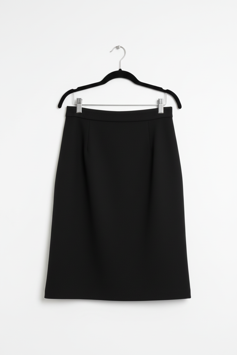 Jupe noire sur cintre