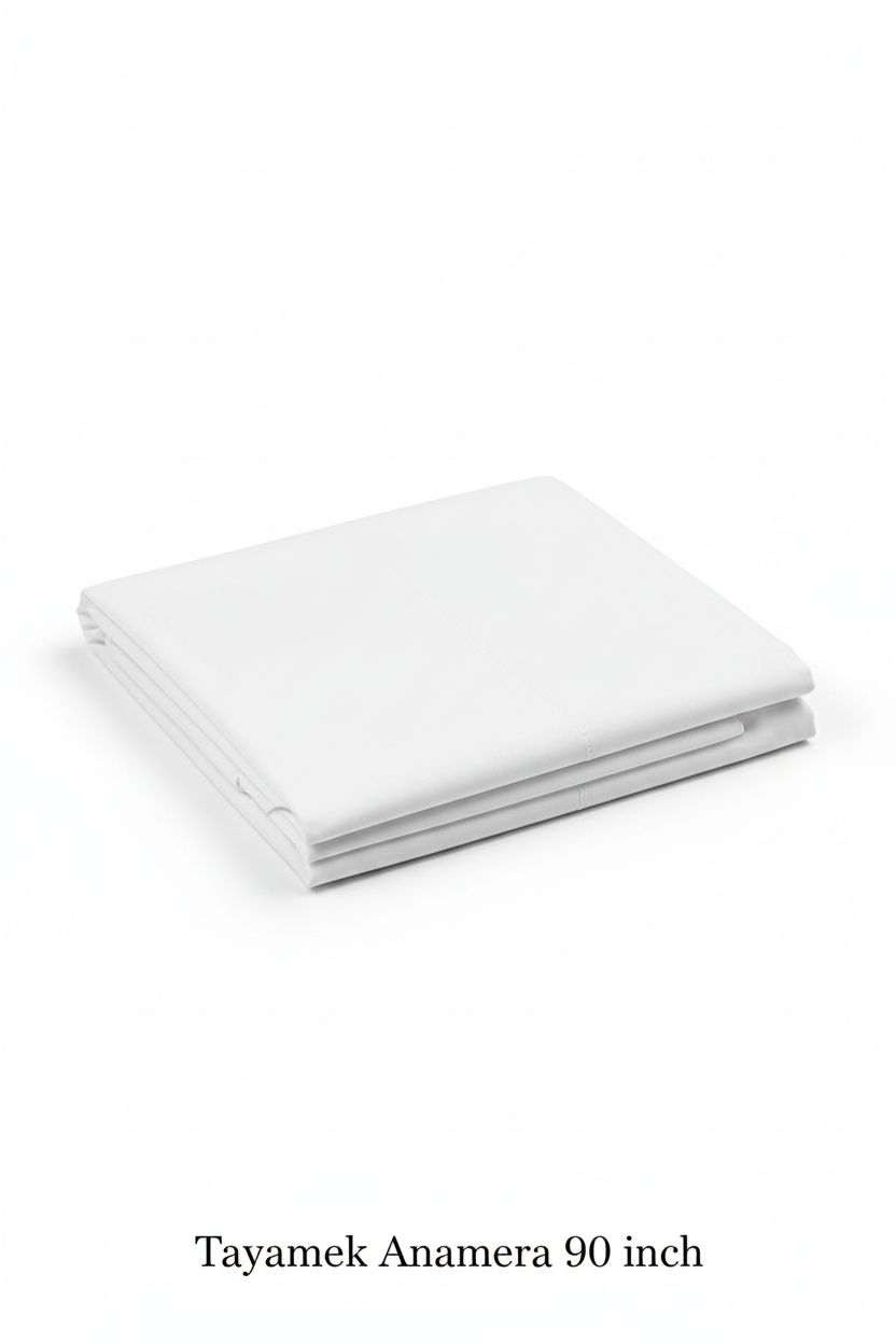 Nappe blanche pliée