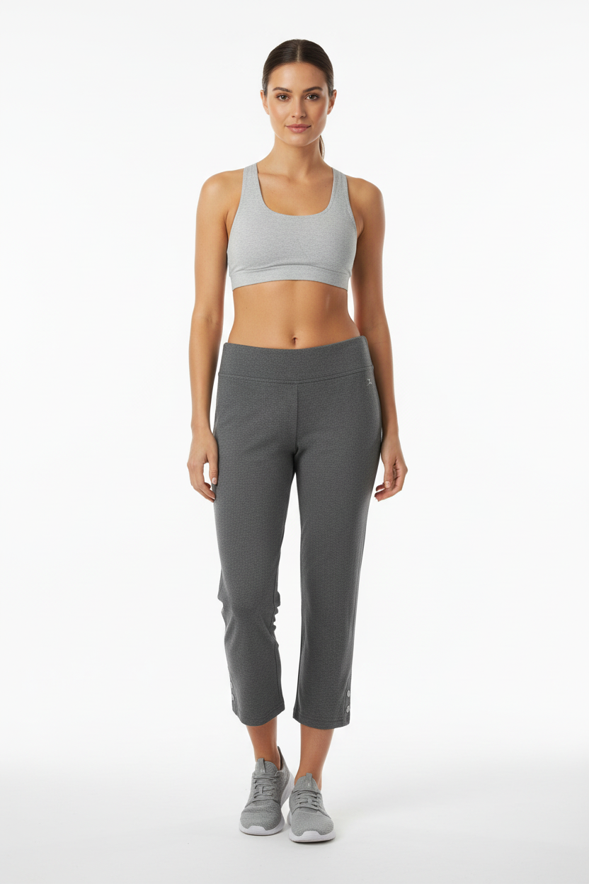 Pantalon Danskin gris porté