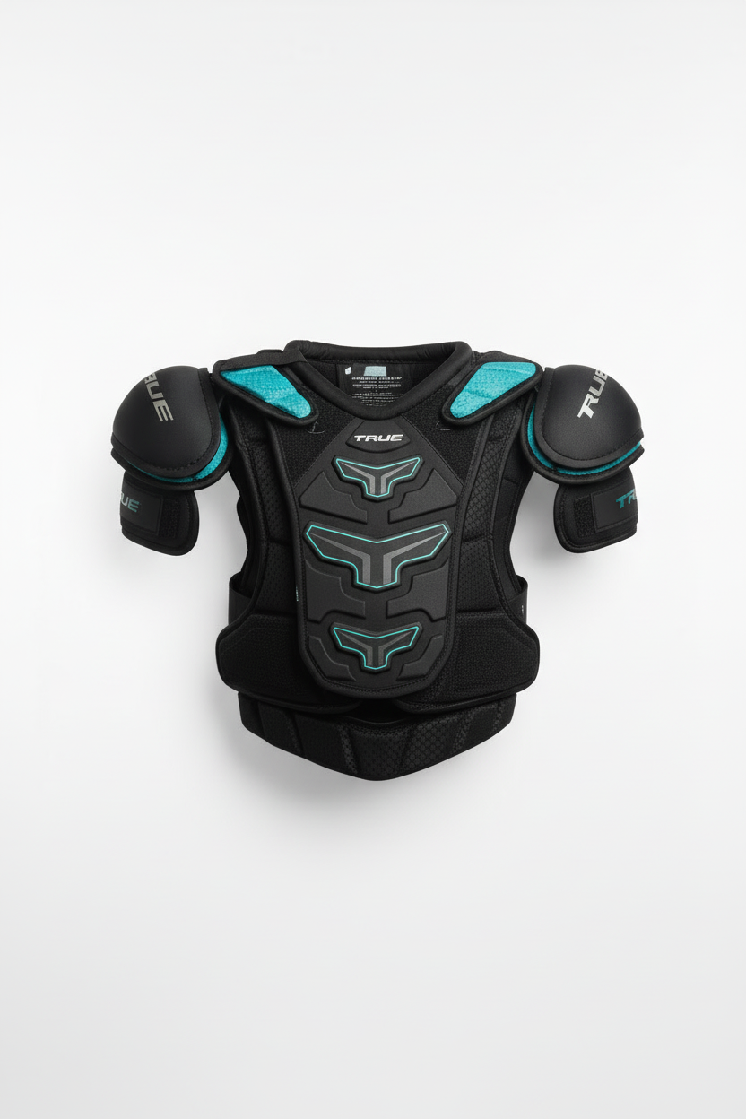 Plastron de hockey True JR face